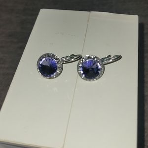 Illuminaire silver plated earrings